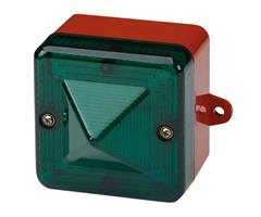 L101XDC012AR/G E2S L101XDC012AR/G XenonStrobe L101X-A  12vDC [r] GREEN 5J 1Hz IP66 10-14vDC/AC (w/Lugs)